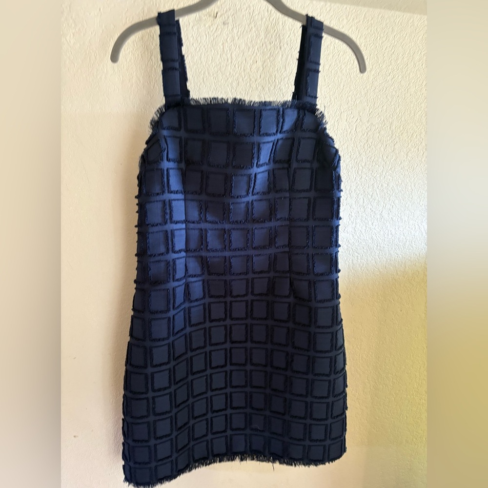 Endless Rose Blue Square Neck Sheath Dress